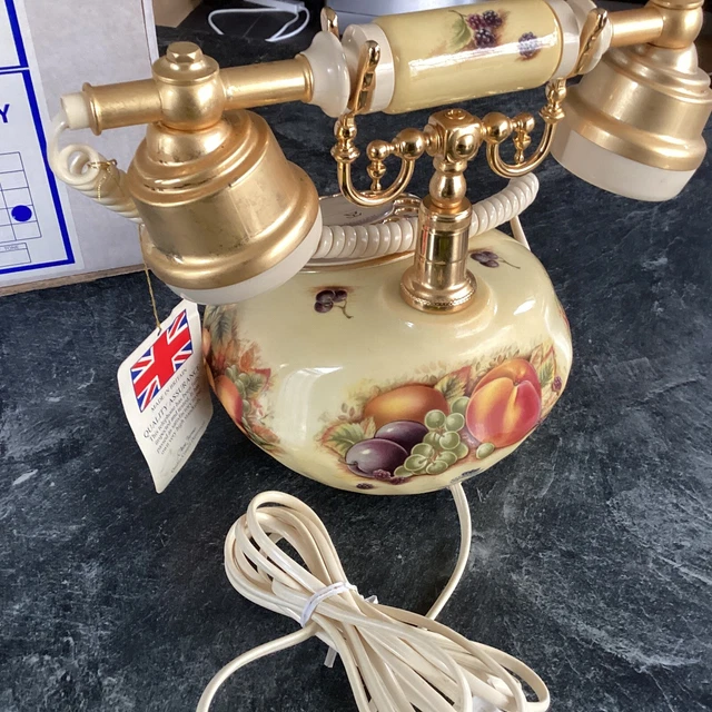 ASTRAL BONE CHINA Cottage Garden Dial Telephone £50.00 PicClick UK