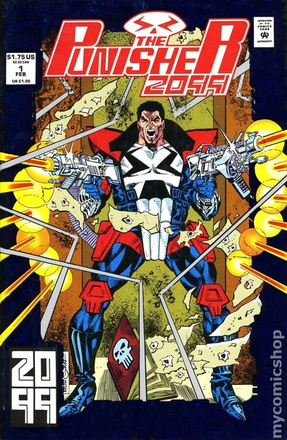 Punisher 2099 #1 VG 1993 Stock Image Low Grade