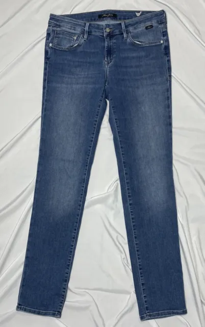 Mavi Jeans Women's Sz. 29/32 Emma Slim Boyfriend Blue Denim Cotton Blend