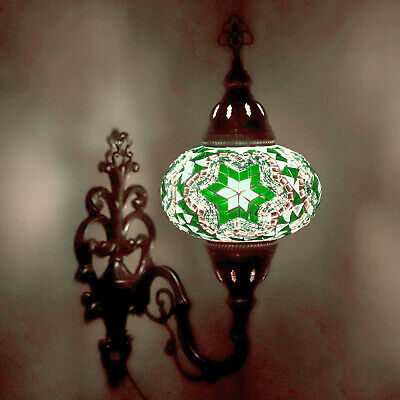 Lampe applique murale en mosaïque faite à la main, style marocain turc 2