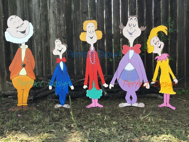 Whoville Characters GRINCH Inspired Sign Yard Art CHRISTMAS Decoration 5 Bundle Whoville Characters GRINCH Inspired Sign Yard Art CHRISTMAS Decoration 5 Bundle