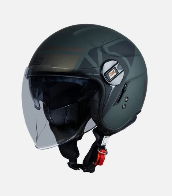 Casco Jet ORIGINE ECE Omologato - Visiera Parasole, Star Titanium Black, Per Scooter E Moto - Foto 11