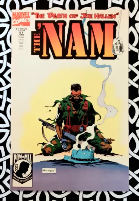 The 'NAM #57 - VF - 1991 - Marvel - Death of Joe Hallen - Part 4 of 5  🔥
