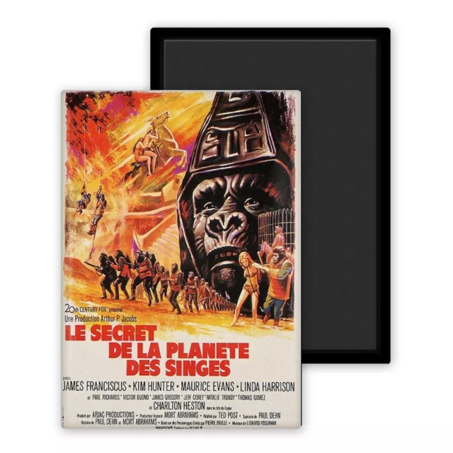 Le secret de la planète des singes Affiche Film Cinéma-Magnet Frigo 54x78mm