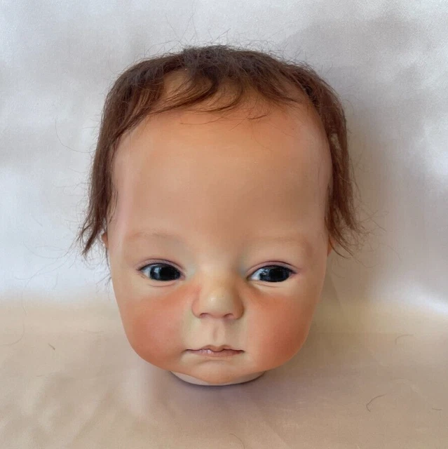 19" Munchkin Porcelain Doll Head By Dianna Effner-2006 2
