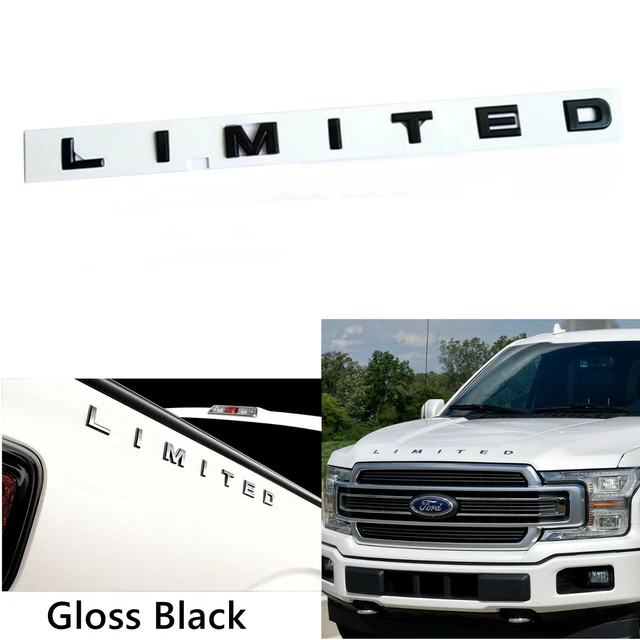 1PS* LIMITED EMBLEM Letters For FORD F150 F250 F350 Hood & Bed Side