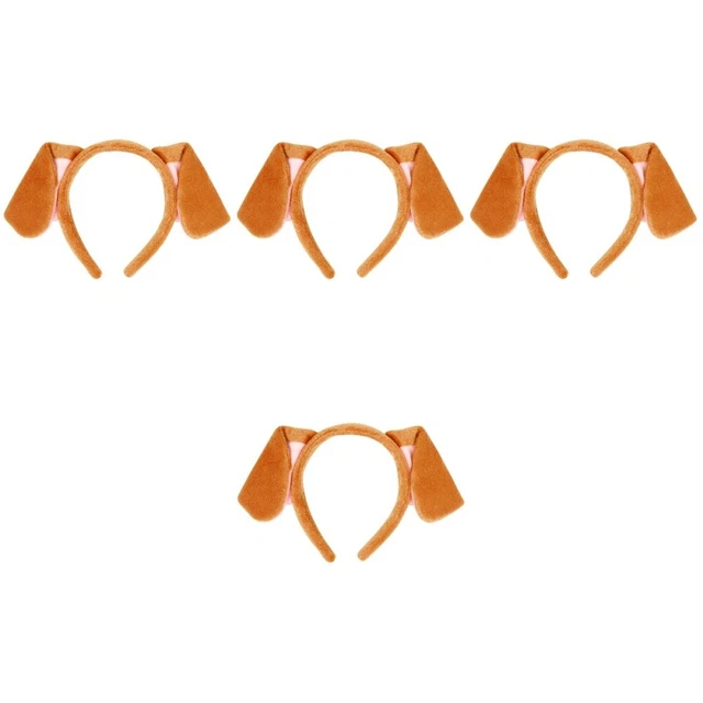 4 Pcs Bandeau D'oreille De Chien Bandeau Chiot Bandeaux Enfants Fille