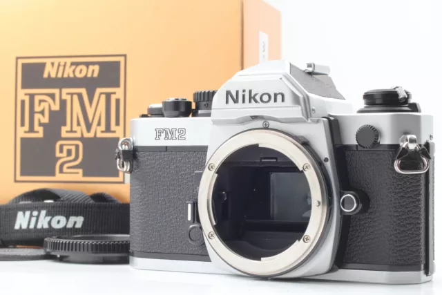 [N MINT+++ in Box late] Nikon New FM2 FM2N Silver 35mm SLR Film Camera Japan