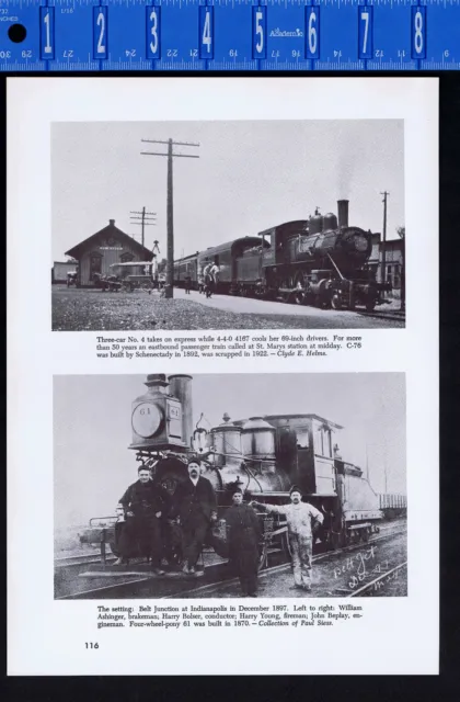 No. 4 at St. Mary's Station & Belt Junction Nickel Plate Road-Railroad History