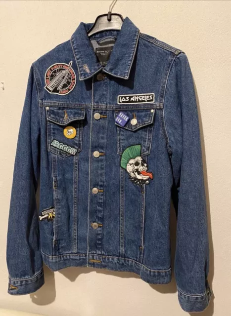 Giubbino di jeans con pelliccia bershka sale