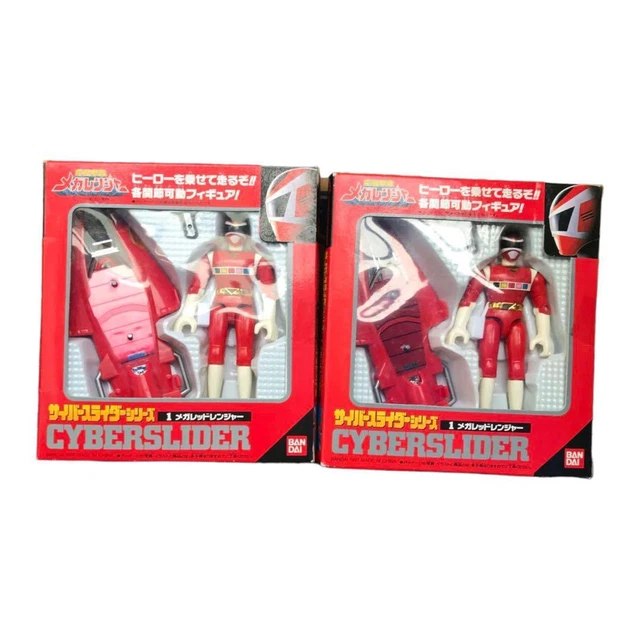Power Rangers In Space Megaranger Cyber Slider Red Figure 2p set BANDAI w/BOX