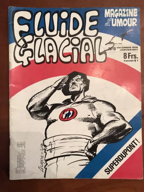 FLUIDE GLACIAL N°8 Editions Audie 1976 Très Bon Etat