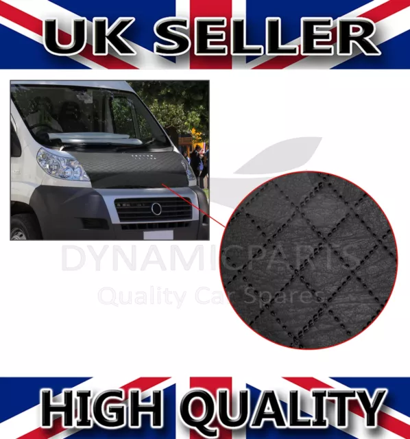 For Citroen Relay Front Bonnet Bra Protector Cover Guard Diamond Effect 2006-14