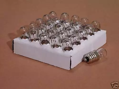 Lotto Di 25 Lampadine Vite 6,3 V - 1W Per Illuminazione Quadrante