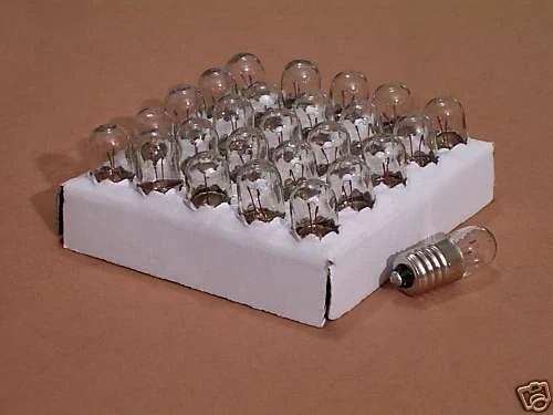 Set Of 25 Bulbs Screw 6,3 V 0,15A - 1 Watt