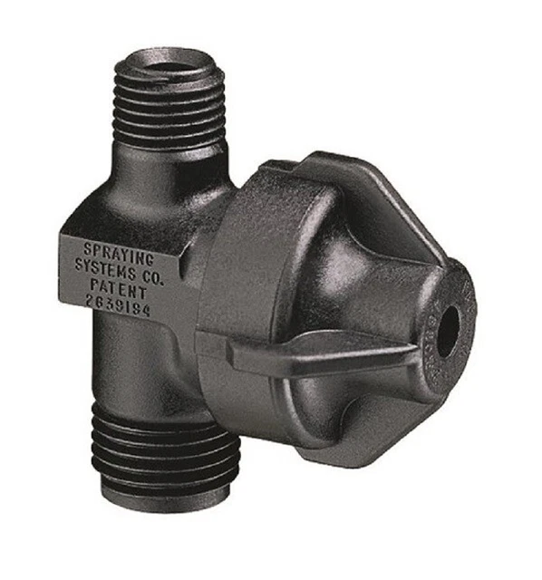10 of Nylon Diaphragm Check Valve 1/4" MPT x 11/16" Cap Thread 8360-NYB Farmer