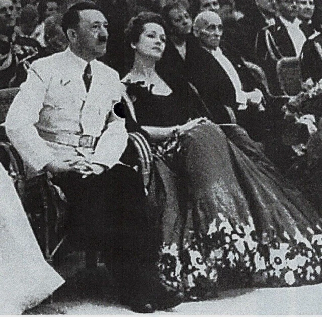 Ww2 Russian Spy Actress Olga Chekhova Der Fuhrer Joseph Goebbels Vintage Sd.foto