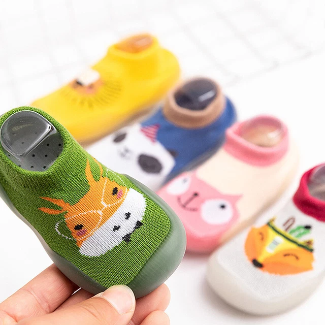 Baby Girl Boys Warm Socks Toddler Cotton Shoes Winter Slippers Anti-slip Kids