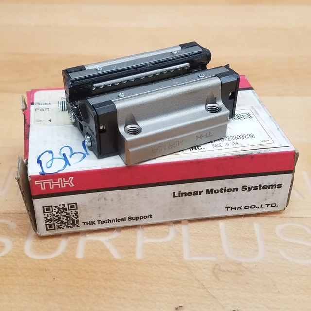 THK HSR15A, HSR15A1SS Miniature Linear Slide Block Bearing - NEW