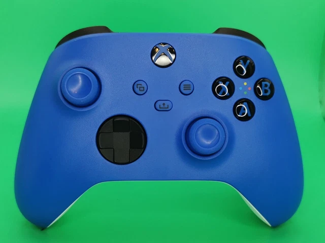 MICROSOFT WIRELESS CONTROLLER Xbox Series X/S Blue Right Stick Drift ...