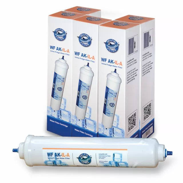 5x Delfin Fridge Water Filter Alternative for Samsung Da29-10105j Hafex / Exp