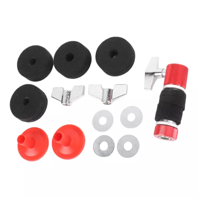 13Pcs Drum Cymbal Felt Pad Washer Drum Frame Cushion Wing Nut Pedal Cluth ZZ1
