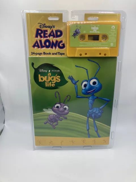 Disney’s A Bugs Life - Read Along Book And Cassette - Factory Sealed!