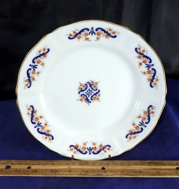 RARE Syracuse China Plate Sweetbrier Pattern BALTIMORE & OHIO RAILROAD DINING !