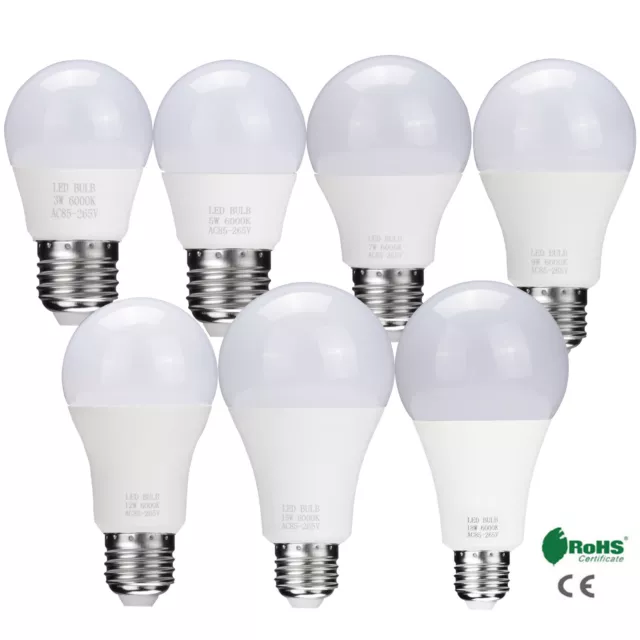 E27 ES Luci Lampadina Globo LED 3W 5W 7W 9W 12W 15W 18W Lampada Bianca Calda Fredda 220V L