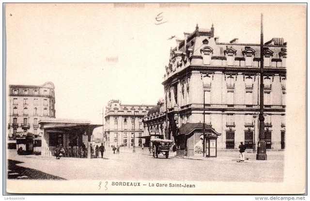 33 BORDEAUX --- la gare saint jean