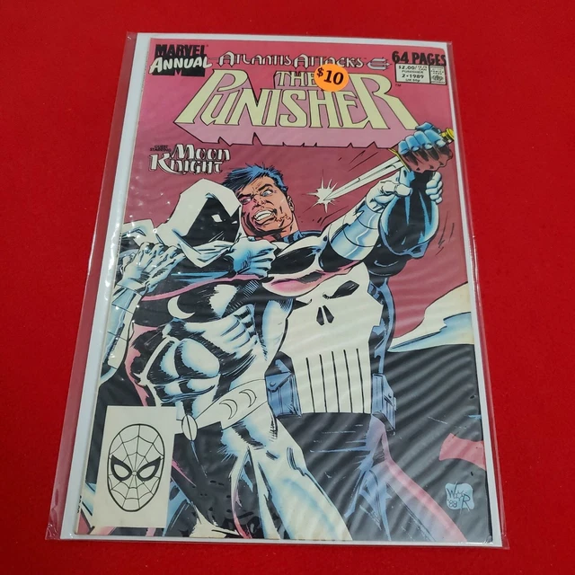 The Punisher Annual Vol 1 #2 Atlantis Attacks  Marvel 1989 fn