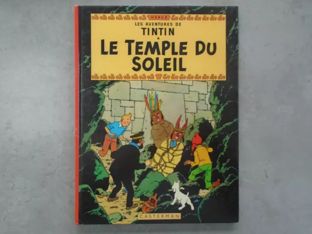 Lerge Les Adventures De TinTin Le Temple Du Soleil. (French) 1977.