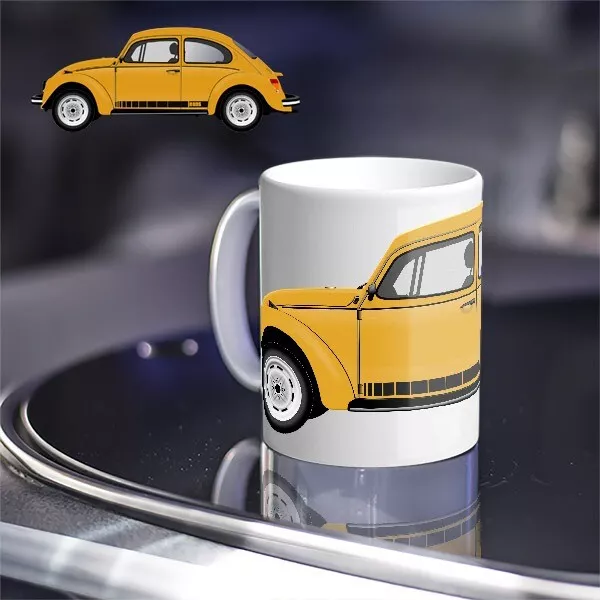 Large Mug - VW Beetle Jeans Special Edition Classic Volkswagen Type1 aircooled