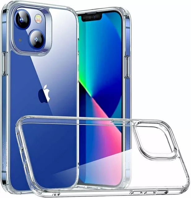 Case For iPhone 14 13 Pro Max 11 12 XR X 7 8 Clear Shockproof Cover Gel Silicone