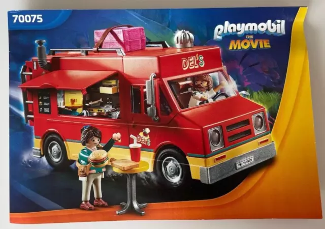 PLAYMOBIL The Movie Del's Food Truck 70075 mit Anleitung und OVP