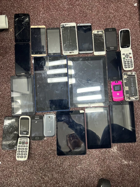 Joblot Mixed Tablets Mobile Phones iPad Samsung Android - Spares & Repairs