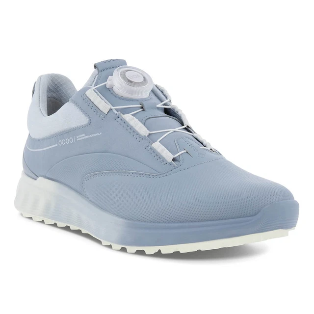 Ecco Femmes 2023 W S-THREE Imperméable Crampons Respirant Golf Cuir Chaussures