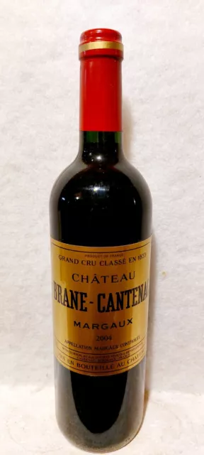 Chateau Brane Cantenac 2004 - Margaux  - Bordeaux  - Rouge