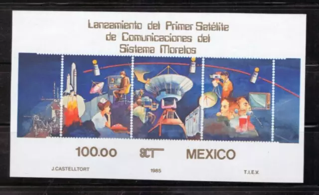 Mexico Scott#1389 $100p Souvenir Sheet MNH