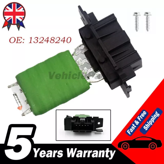 For Vauxhall Corsa D 13248240 Heater Blower Fan Resistor ✅ New High Quality ✅ Uk