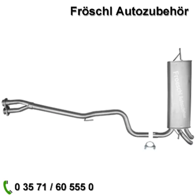 für Mercedes E-Klasse E270 W210 W 210 2.7 CDI Kombi Endtopf Auspuff c*