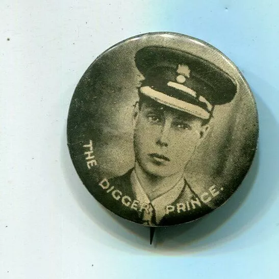 Royal Visit 1920 Digger Prince of Wales tinnie badge 8