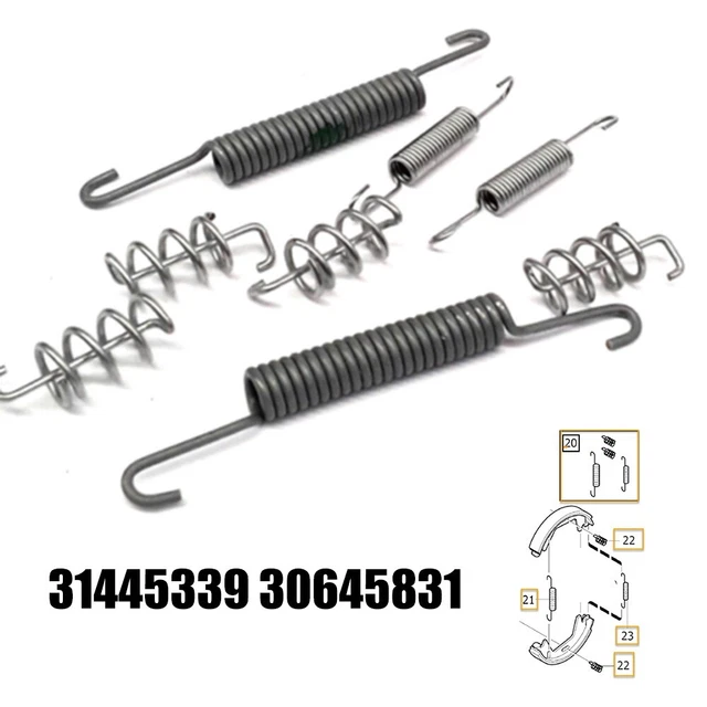 Dispositifs de retenue à ressort avec têtes de Piston pour accessoire de mise à niveau de voiture SLASH 2WD RC 3768 (Couleur titane BT Dispositifs de retenue à ressort avec têtes de Piston pour accessoire de mise à niveau de voiture SLASH 2WD RC 3768 (Couleur titane BT