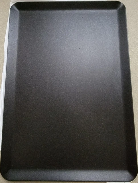 Quiznos Heavy Duty 10"x7" Aluminum Baking Tray - Round Corners