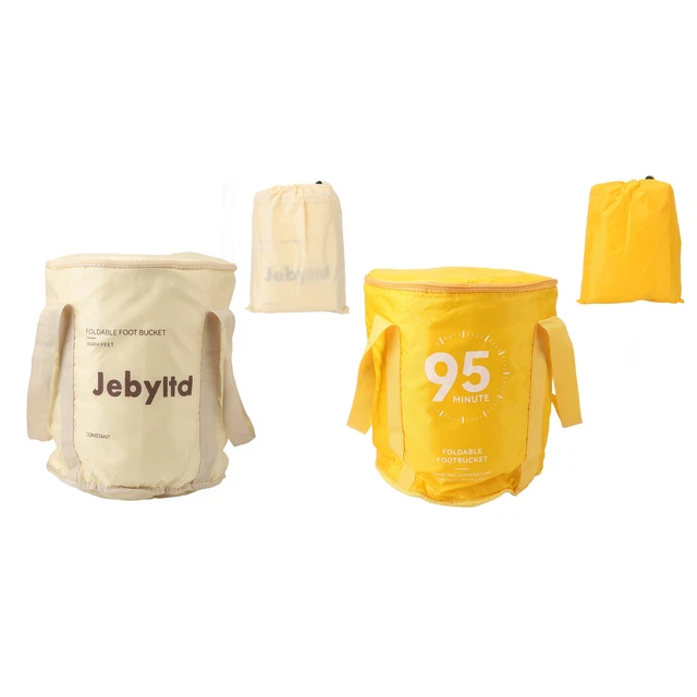 Sac De Bain De Trempage De Pieds Pliable Imperméable Portable Isolé Bain De Pied