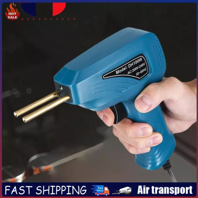 100W Heat Gun 110/220V Plastic Welder Gun for Most Plastic Repair (US) FR