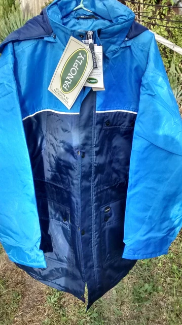 Parka Panoply Homme Taille XL – Bleu, Neuf Avec Étiquettes, Fermeture Éclair