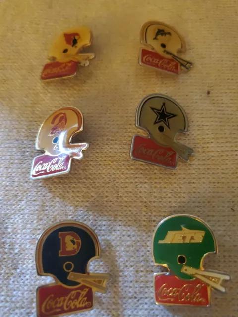 Football Coca Cola Pins