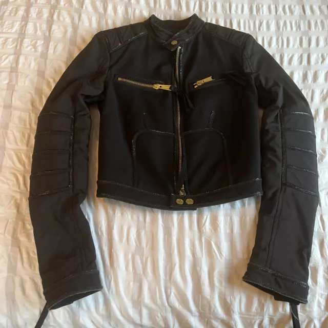 DSQUARED2 WOMEN’S BLACK jacket Italian Size 40 $68.00 - PicClick