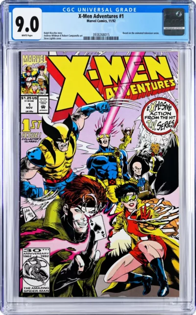 X-Men Adventures #1 CGC 9.0 (Nov 1992, Marvel) 1st Issue, Based on TV Series